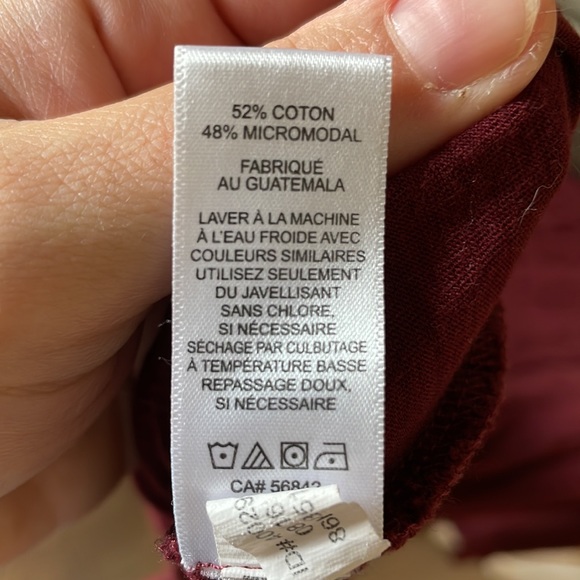Burgundy express Top - Picture 5 of 5